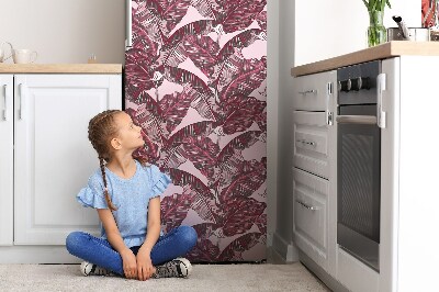 Kühlschrank magnet folie Rosa palme