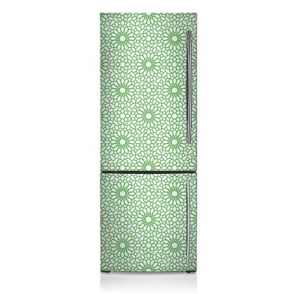 Magnetischer kühlschrank-aufkleber Orientalische blüten