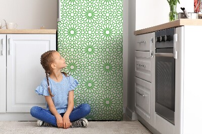Magnetischer kühlschrank-aufkleber Orientalische blüten