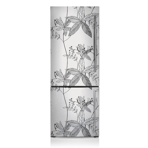 Kühlschrank matte Doodle blumen