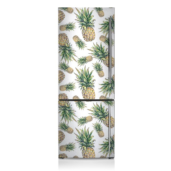 Magnet auf kühlschrank folie dekoration Ananas