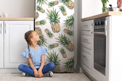 Magnet auf kühlschrank folie dekoration Ananas