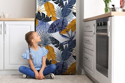 Kühlschrank aufkleber Palmenblätter