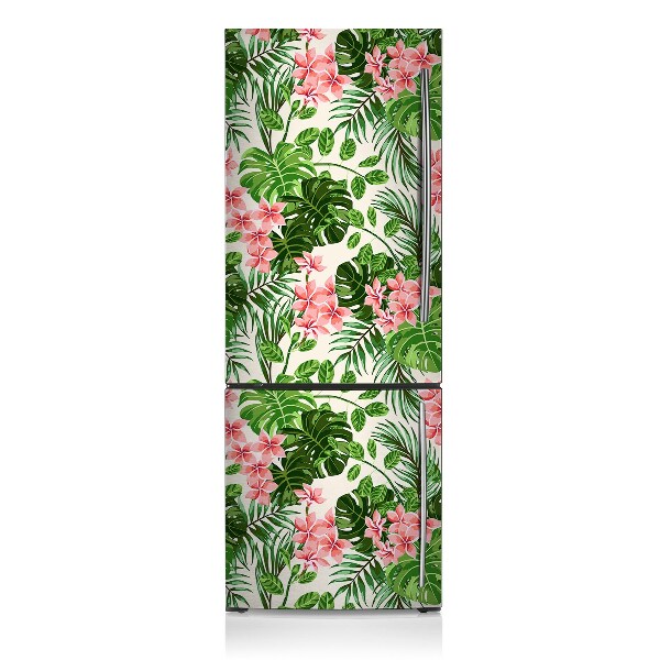 Kühlschrank aufkleber Hawaii blumen
