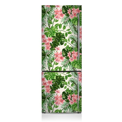 Kühlschrank aufkleber Hawaii blumen