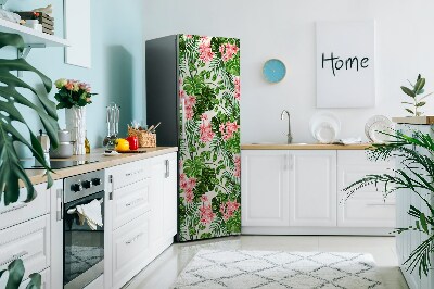 Kühlschrank aufkleber Hawaii blumen