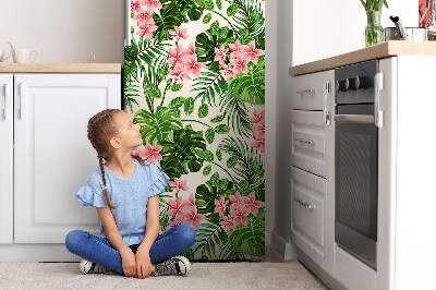 Kühlschrank aufkleber Hawaii blumen