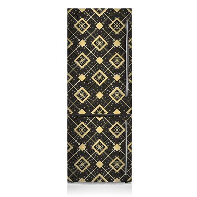 Kühlschrank matte Retro-muster