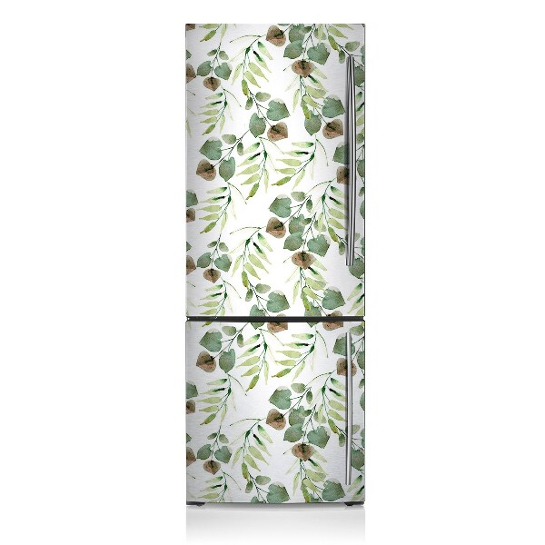Magnet auf kühlschrank folie dekoration Herbstblätter