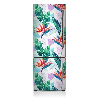 Kühlschrank aufkleber Tropische flora