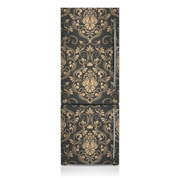 Kühlschrank matte Goldenes ornament