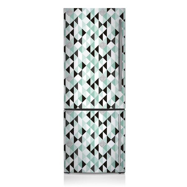 Magnet auf kühlschrank folie dekoration Geometrisches muster