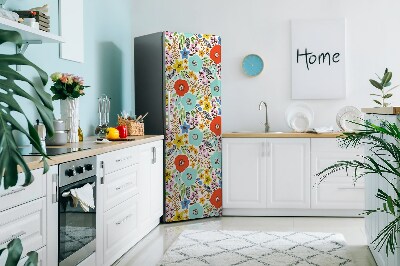 Kühlschrank magnet folie Wiese blumen