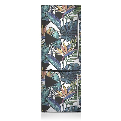 Kühlschrank aufkleber Palmenblätter