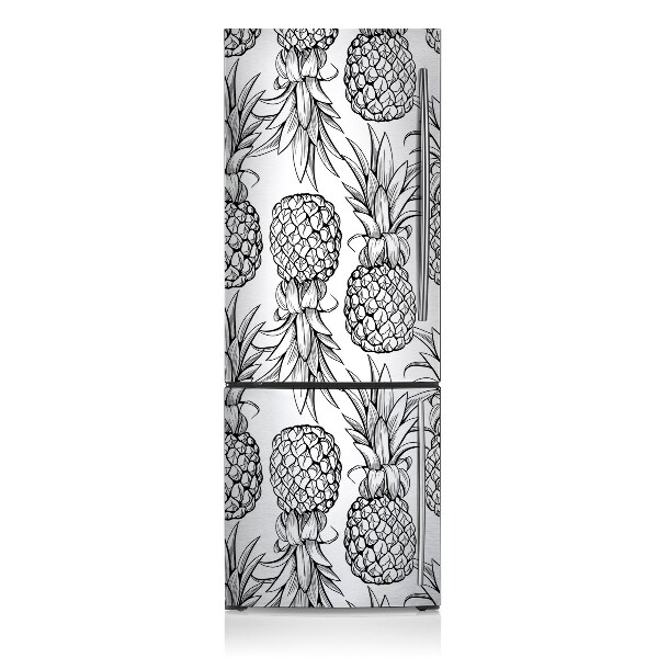 Magnetischer kühlschrank-aufkleber Ananas