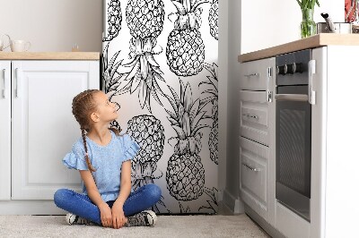 Magnetischer kühlschrank-aufkleber Ananas