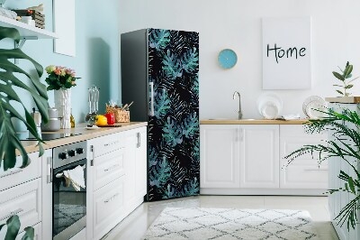 Kühlschrank magnet folie Dunkle blätter