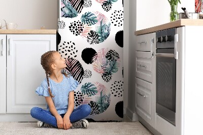 Kühlschrank magnet folie Abstrakte blätter