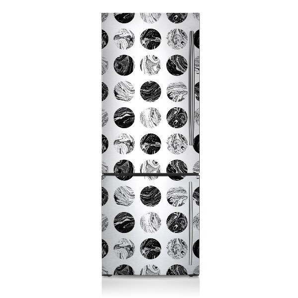 Magnetischer kühlschrank-aufkleber Mondmuster