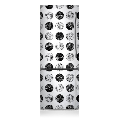 Magnetischer kühlschrank-aufkleber Mondmuster