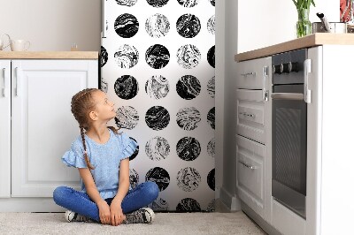 Magnetischer kühlschrank-aufkleber Mondmuster