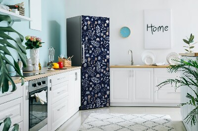 Magnetischer kühlschrank-aufkleber Skandinavische blätter