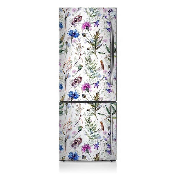 Kühlschrank matte Feldblumen