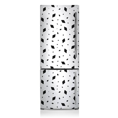 Magnet auf kühlschrank folie dekoration Geometrische motive
