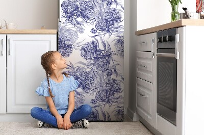 Kühlschrank matte Lila pfingstrosen