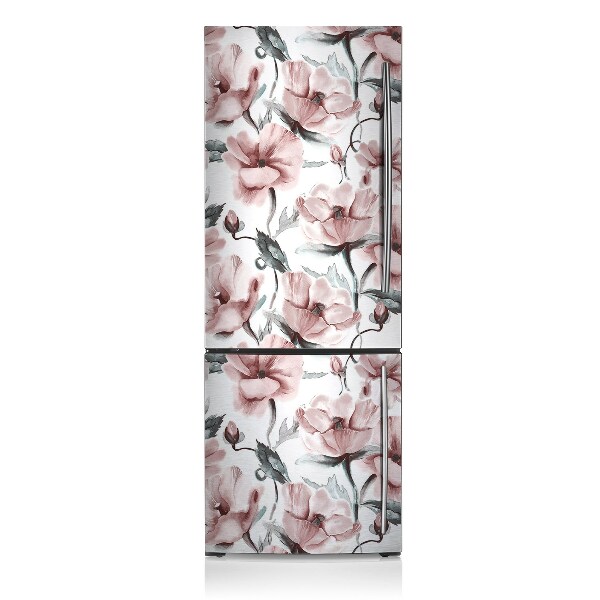 Kühlschrank matte Blumenbild