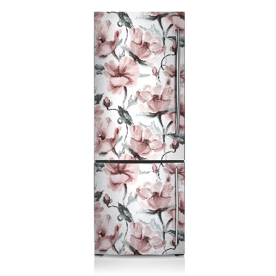 Kühlschrank matte Blumenbild