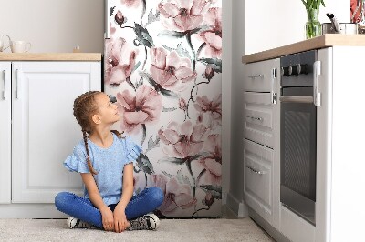 Kühlschrank matte Blumenbild