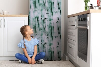 Magnetischer kühlschrank-aufkleber Pinselstriche