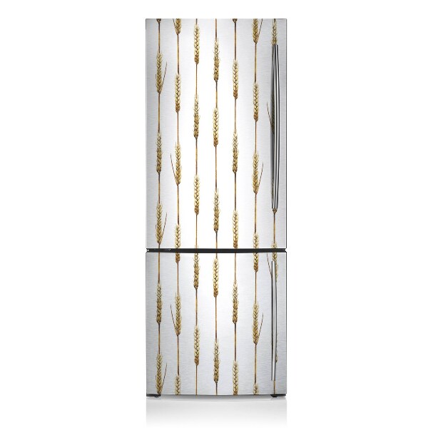 Magnet auf kühlschrank folie dekoration Land weizenmotiv