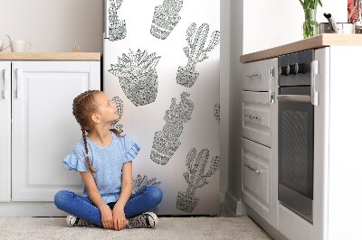 Magnet auf kühlschrank folie dekoration Mexikanischer kaktus