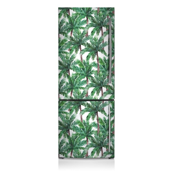 Kühlschrank matte Tropische palmen