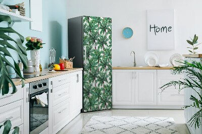 Kühlschrank matte Tropische palmen