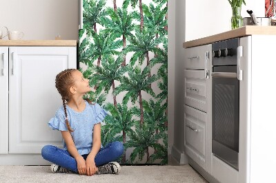 Kühlschrank matte Tropische palmen