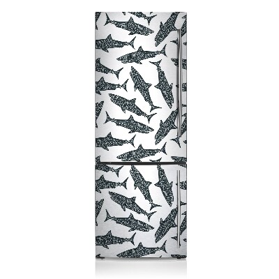 Kühlschrank matte Typografische haie