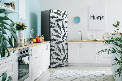 Kühlschrank matte Typografische haie