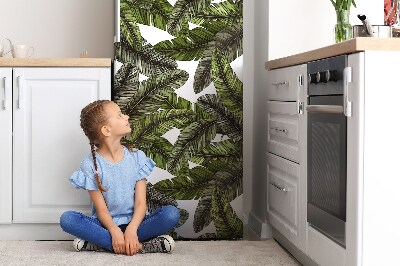 Kühlschrank magnet folie Dschungelblätter