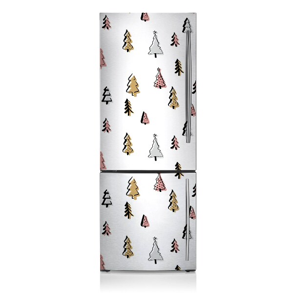 Kühlschrank matte Pastell weihnachtsbaum