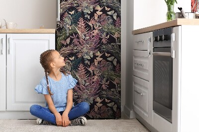 Kühlschrank magnet folie Vögel und blätter