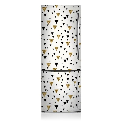 Magnetischer kühlschrank-aufkleber Dreieck