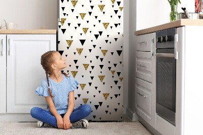 Magnetischer kühlschrank-aufkleber Dreieck