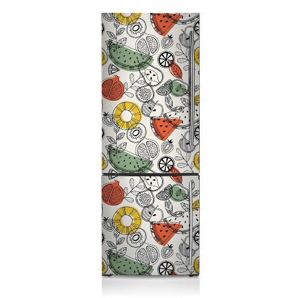 Kühlschrank aufkleber Obstkonturen