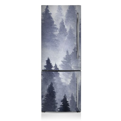 Magnet auf kühlschrank folie dekoration Waldwald