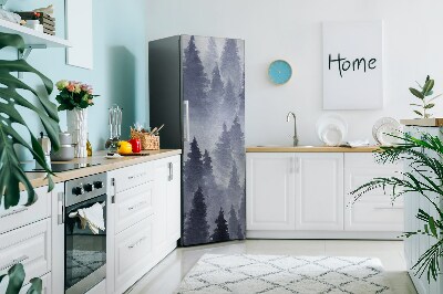 Magnet auf kühlschrank folie dekoration Waldwald