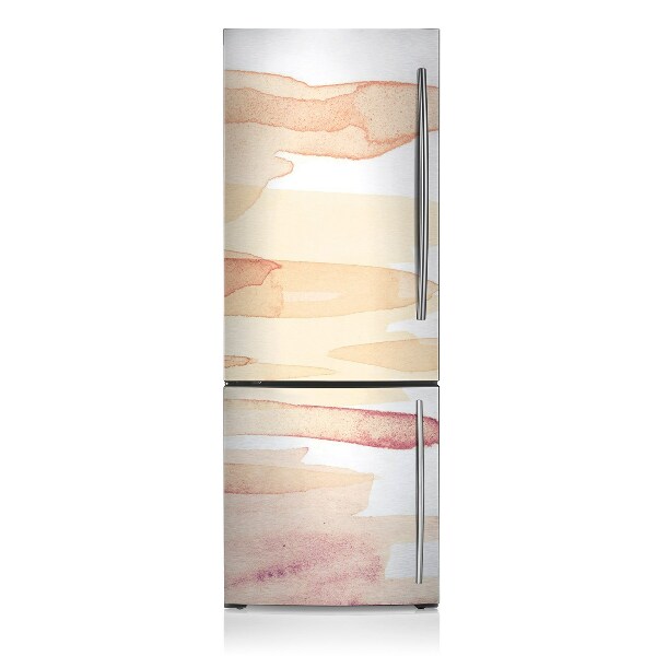 Magnet auf kühlschrank folie dekoration Gelbe linien