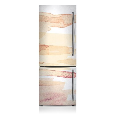 Magnet auf kühlschrank folie dekoration Gelbe linien